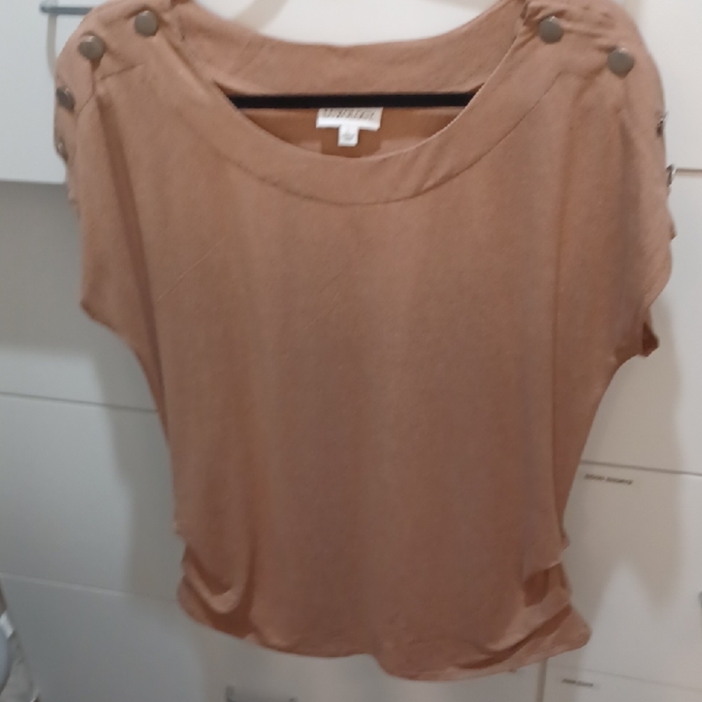 Mango Pink Relaxed Buttoned Blouse